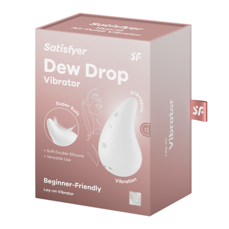 Dew Drop - Lay-on Vibrator - White