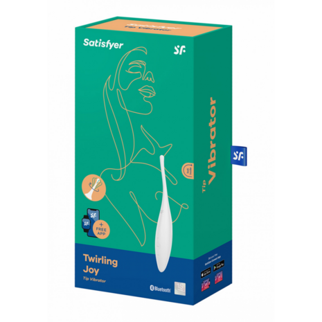 Twirling Joy - Tip Vibrator - White