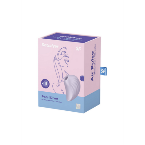 Pearl Diver - Air Pulse Stimulator - Violet