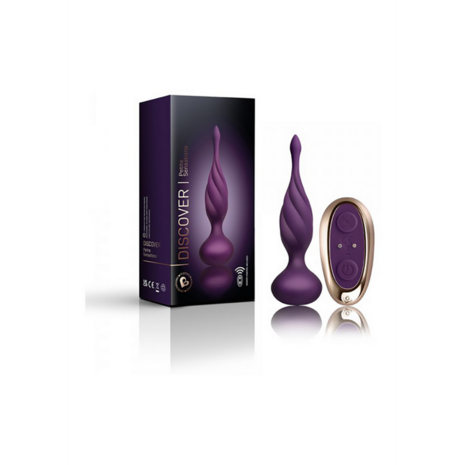 Petite Sensations Discover - Vibrating Butt Plug with Long Tip and Structure