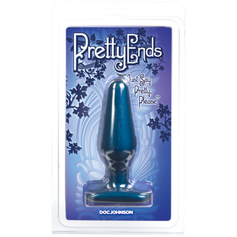 Iridescent Butt Plug - Medium - Midnight Blue