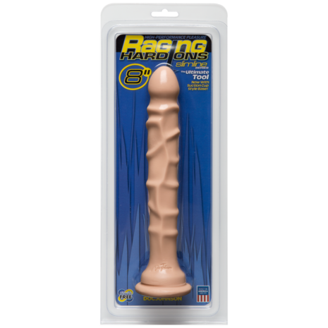 Slimline Dong with Suction Cup - 8 / 20 cm - Vanilla