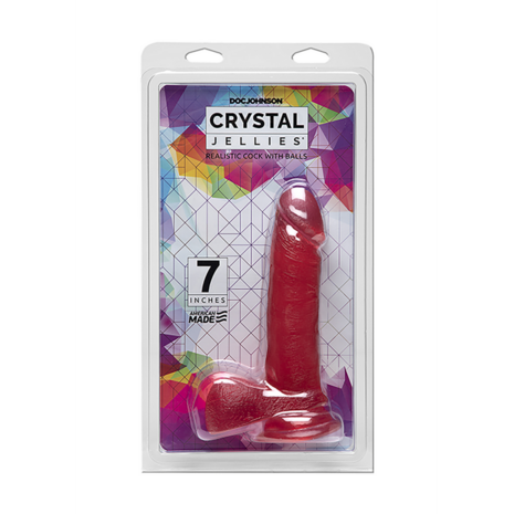 Realistic Cock with Balls - 7 / 18 cm