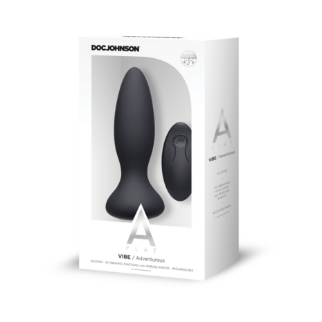 Vibe - Adventurous Silicone Anal Plug with Remote Control