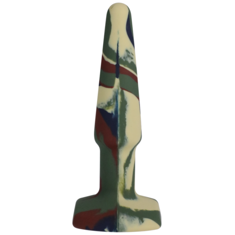 Groovy - Silicone Anal Plug - 4 / 10 cm - Camouflage