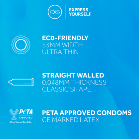 EXS Pure - Condoms - 100 Pieces