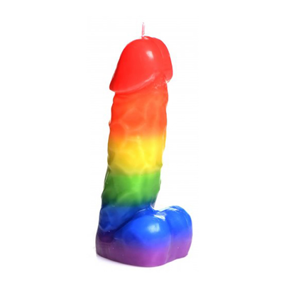 Pride Pecker - Regenboog Druipkaars