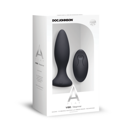 Vibe - Beginners Silicone Anale Plug met Afstandsbediening