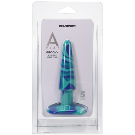 Groovy - Silicone Anale Plug - 5 / 12 cm - Ocean