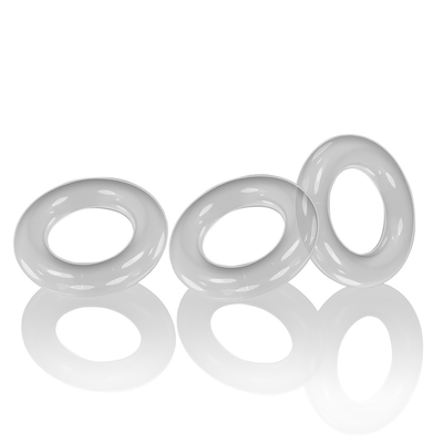 Willy Rings - 3-pack Rekbare Cockringen - Doorzichtig