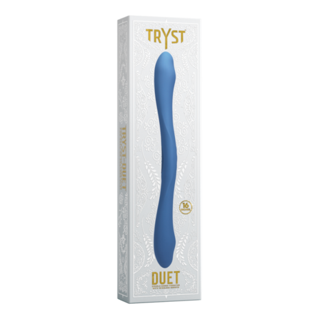 Duet - Double Ended Vibrator met Draadloze Afstandsbediening - Periwinkle