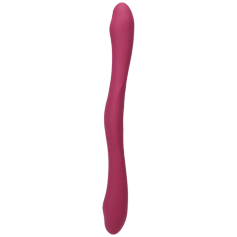 Duet - Dubbel Eind Vibrator met Draadloze Afstandsbediening - Berry