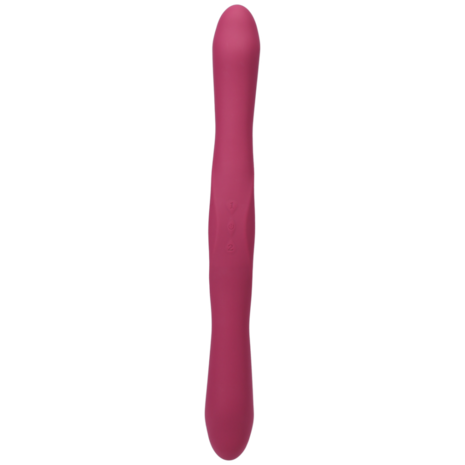 Duet - Dubbel Eind Vibrator met Draadloze Afstandsbediening - Berry