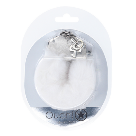 Zware Fluffy Handboeien - Wit