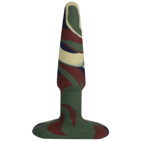 Groovy - Silicone Anale Plug - 4 / 10 cm - Camouflage
