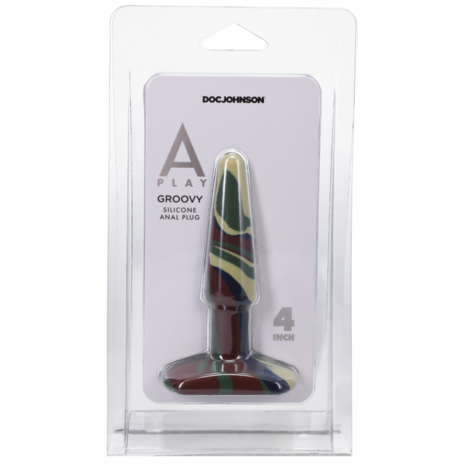 Groovy - Silicone Anale Plug - 4 / 10 cm - Camouflage