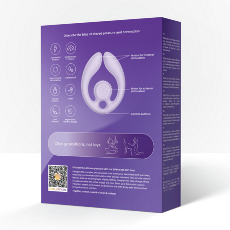 GIZI Duo - Dual Couples Stimulator - Lila