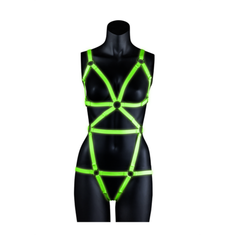 Body-Bekleding Harnas - Glow in the Dark - L/XL