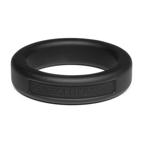 Silicone Hefty Ring Classic - Cockring - 1,4 / 3,6 cm - Zwart