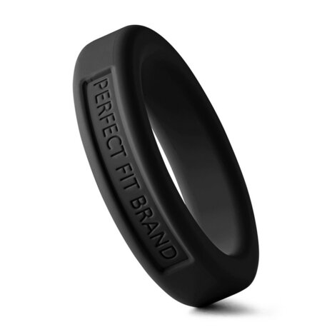 Silicone Hefty Ring Classic - Cockring - 1,4 / 3,6 cm - Zwart