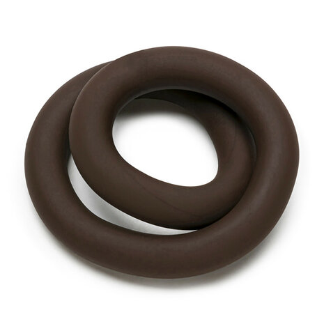 Silicone Hefty Wrap Ring - Cockring - 9 / 22,9 cm - Huidskleur 1