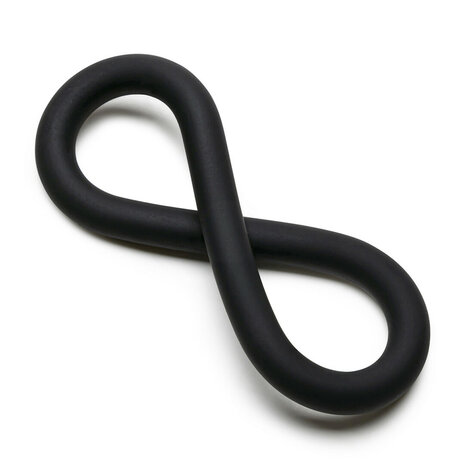 Siliconen Hefty Wrap Ring - Cockring - 9 / 22,9 cm - Zwart