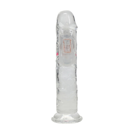 LED Vibrerende Rechte Penis - 7 / 18 cm - Transparant