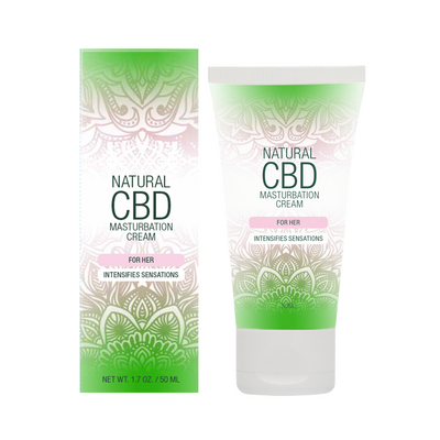 Natuurlijke CBD - Masturbatiecr&egrave;me voor Haar - 2 fl oz / 50 ml