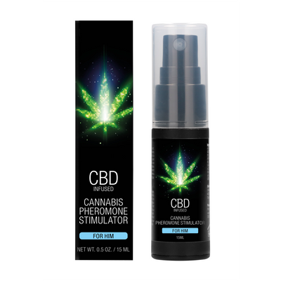 CBD Cannabis Pheromone Stimulator Voor Hem - 0,5 fl oz / 15 ml