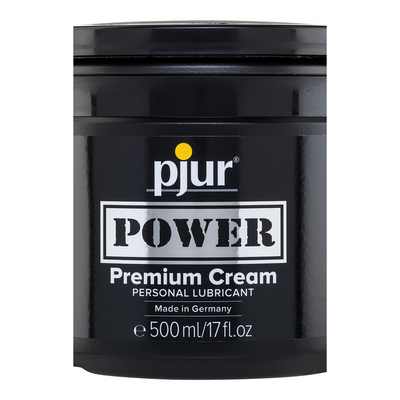 Power - Premium Cream Waterbased Lubricant - 17 fl oz / 500 ml