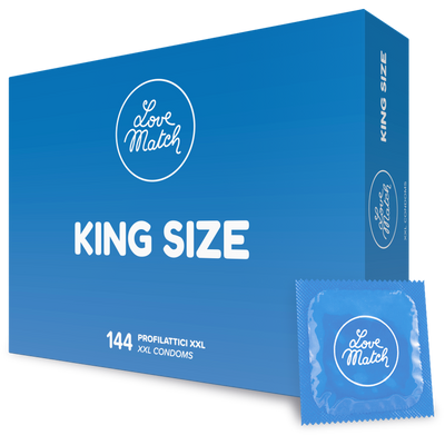 King Size - Condoms - 2.4 " / 60 mm - 144 Pieces