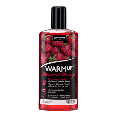 WARMup - Gearomatiseerde Verwarmende Glijmiddel - Aardbei - 5 fl oz / 150 ml