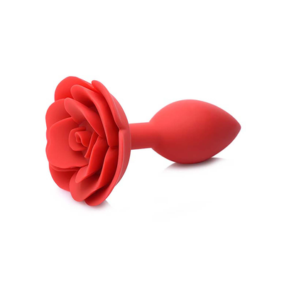 Booty Bloom - Silicone Rose Anale Plug - Rood