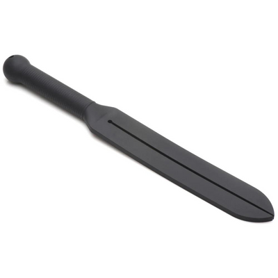 Stung Silicone Tawse - Zwart