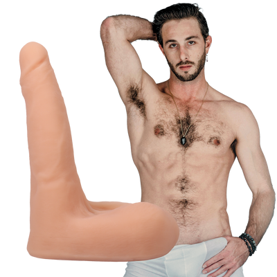Lucas Frost - Realistische ULTRASKYN Dildo - 7 / 18 cm - Vanilla