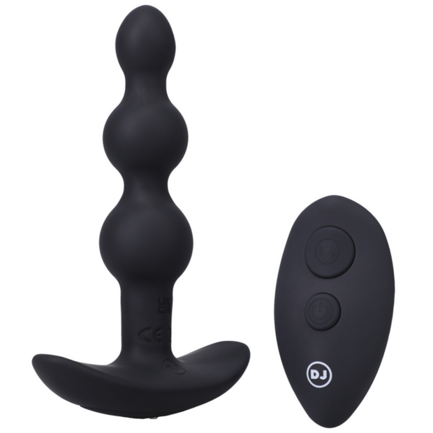 Beaded Vibe - Silicone Anale Plug met Afstandsbediening