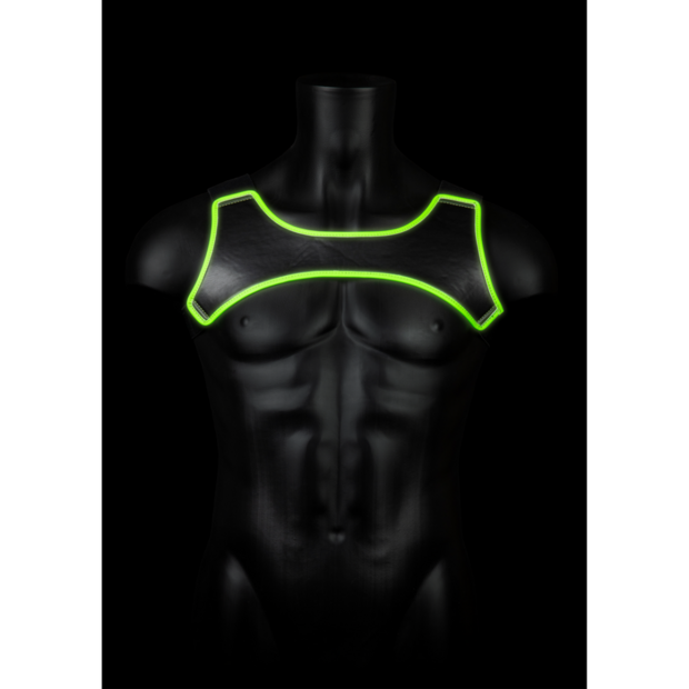 Neopreen Harnas - Glow in the Dark - S/M