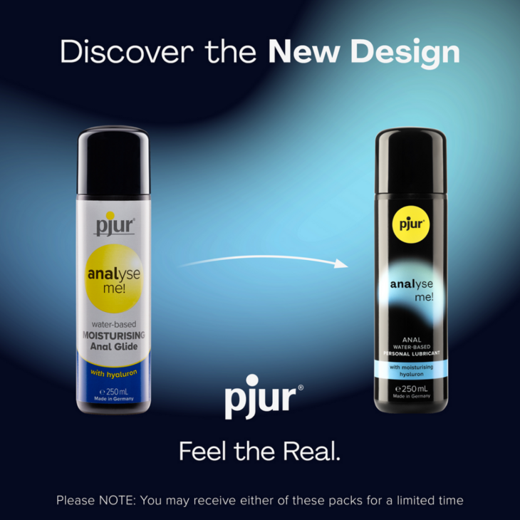 Analyze Me! - Waterbased Lubricant and Massage Gel with Hyaluronic Acid - 8 fl oz / 250 ml