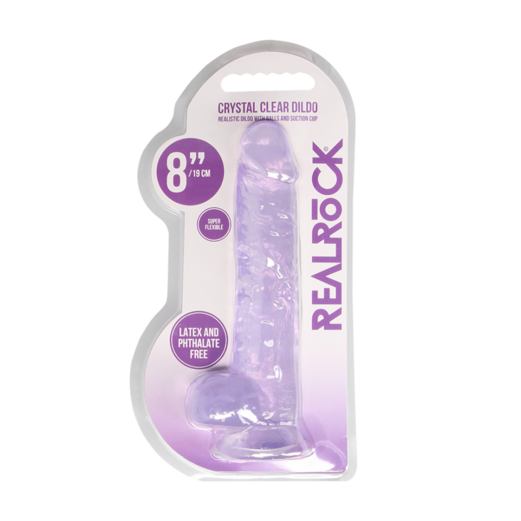 Realistic Dildo with Balls - 8 / 21 cm