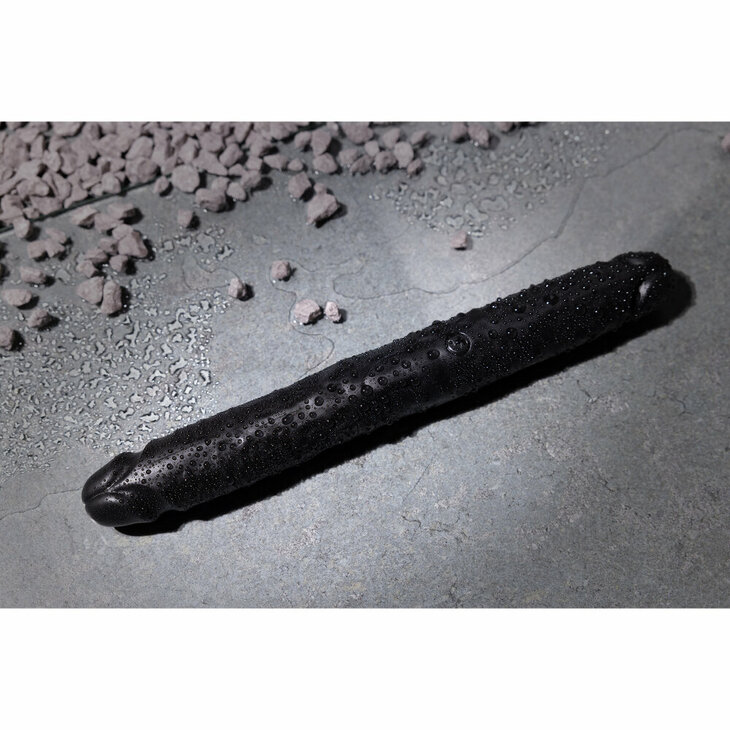 Slim Double Ended Dong 12 / 30,5 cm - Zwart