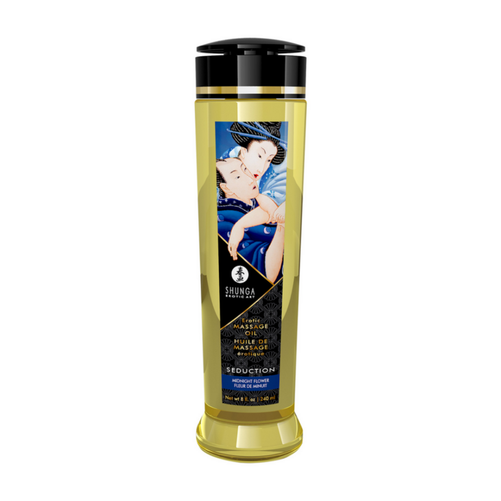 Erotische Massageolie - Midnight Flower - 8 fl oz / 240 ml