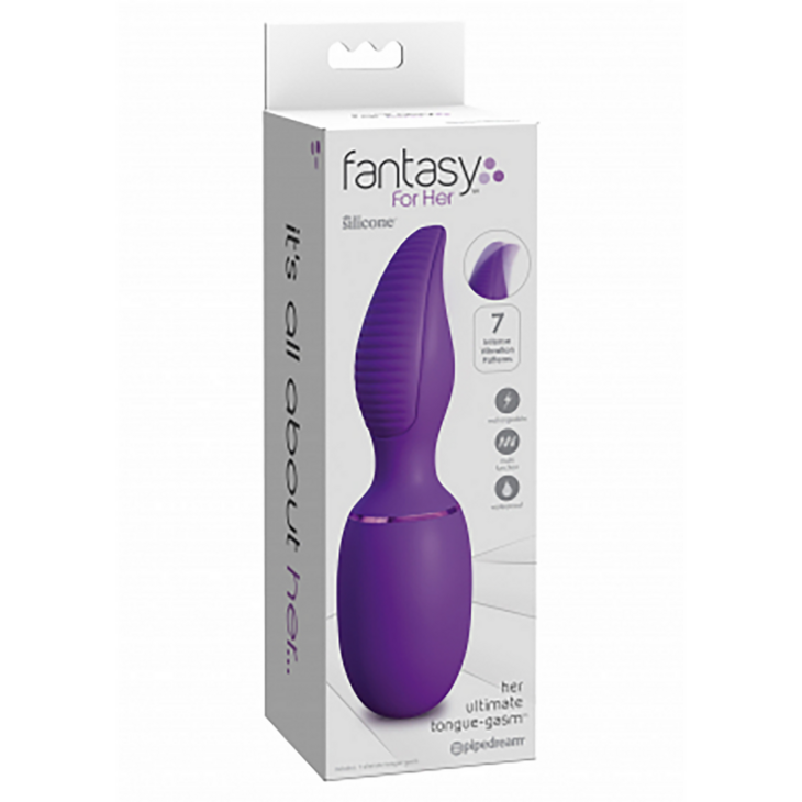 Her Ultimate Tongue Gasm - Up and Down Moving Tongue Vibrator