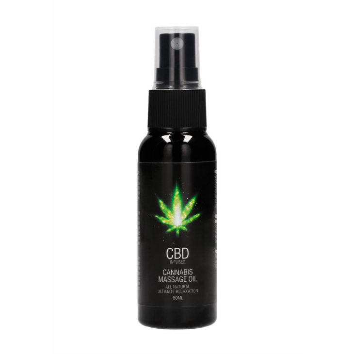 CBD Cannabis Massageolie - 2 fl oz / 50 ml