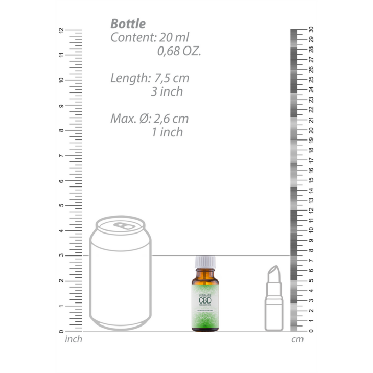 Natuurlijke CBD - Intimate Pleasure Oil - 0,7 fl oz / 20 ml