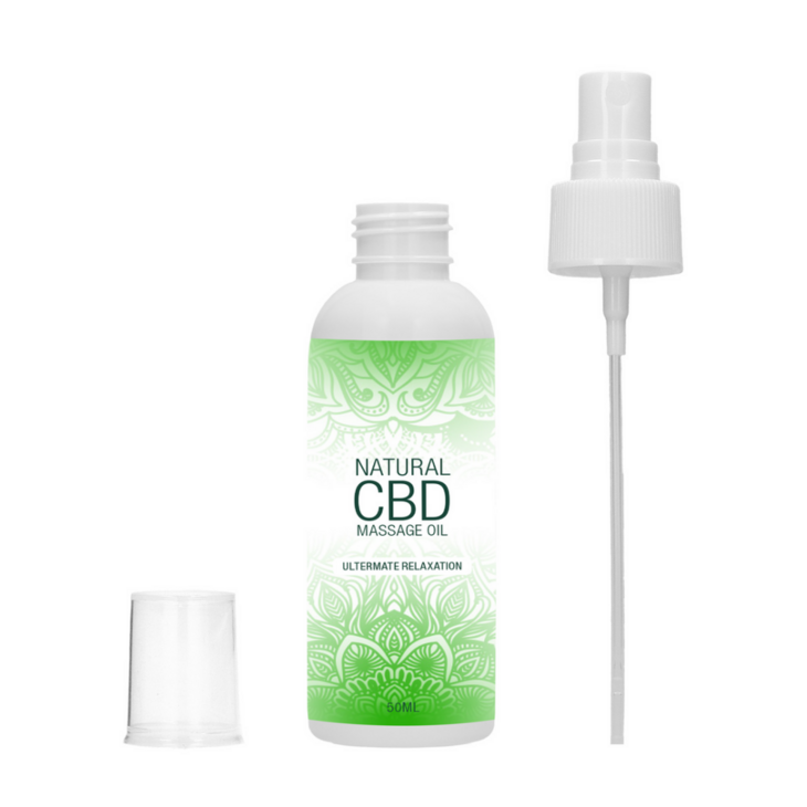Natuurlijke CBD - Massageolie - 2 fl oz / 50 ml