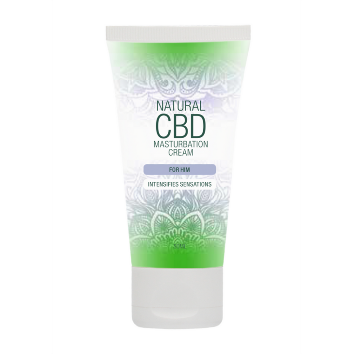 Natuurlijke CBD - Masturba cr&egrave;me voor Hem - 2 fl oz / 50 ml
