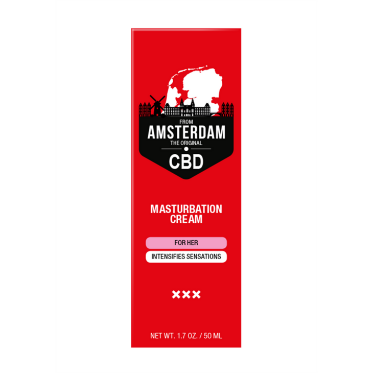 Originele CBD uit Amsterdam - Masturbatiecr&egrave;me voor Haar - 2 fl oz / 50 ml