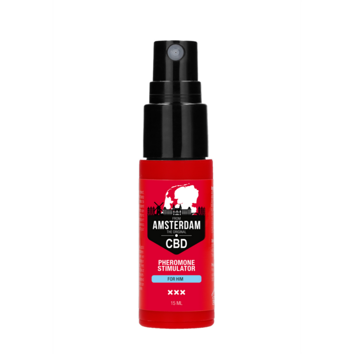 Original CBD Amsterdam Pheromone Stimulator voor Hem - 0,5 fl oz / 15 ml