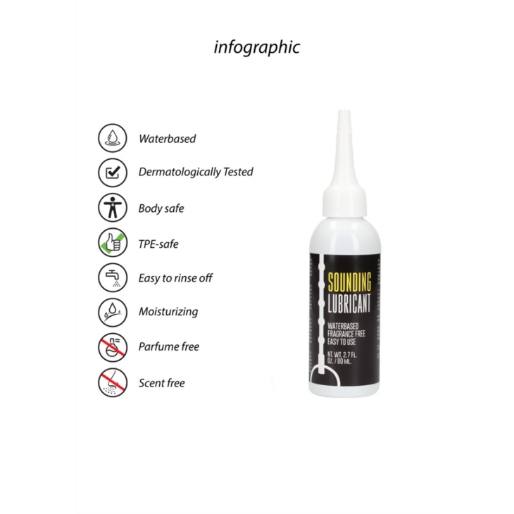 Urethral Sounding Lubricant - 3 fl oz / 80 ml