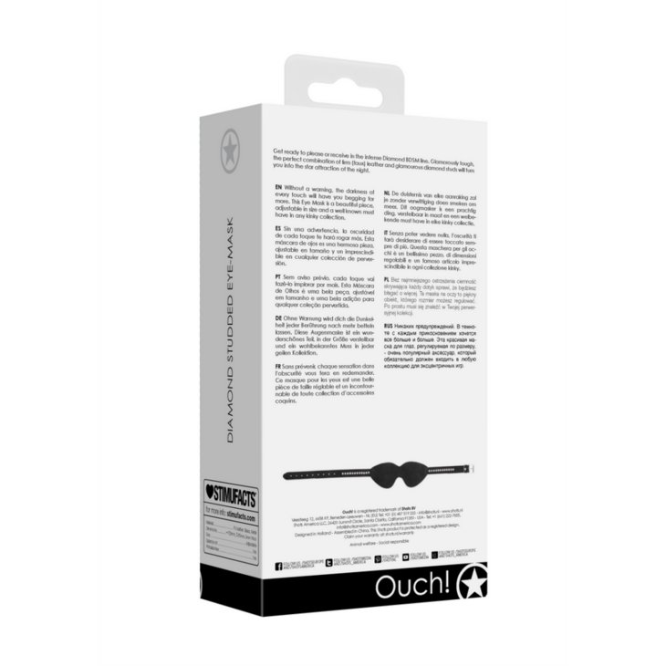 Diamant Studded Oogmasker